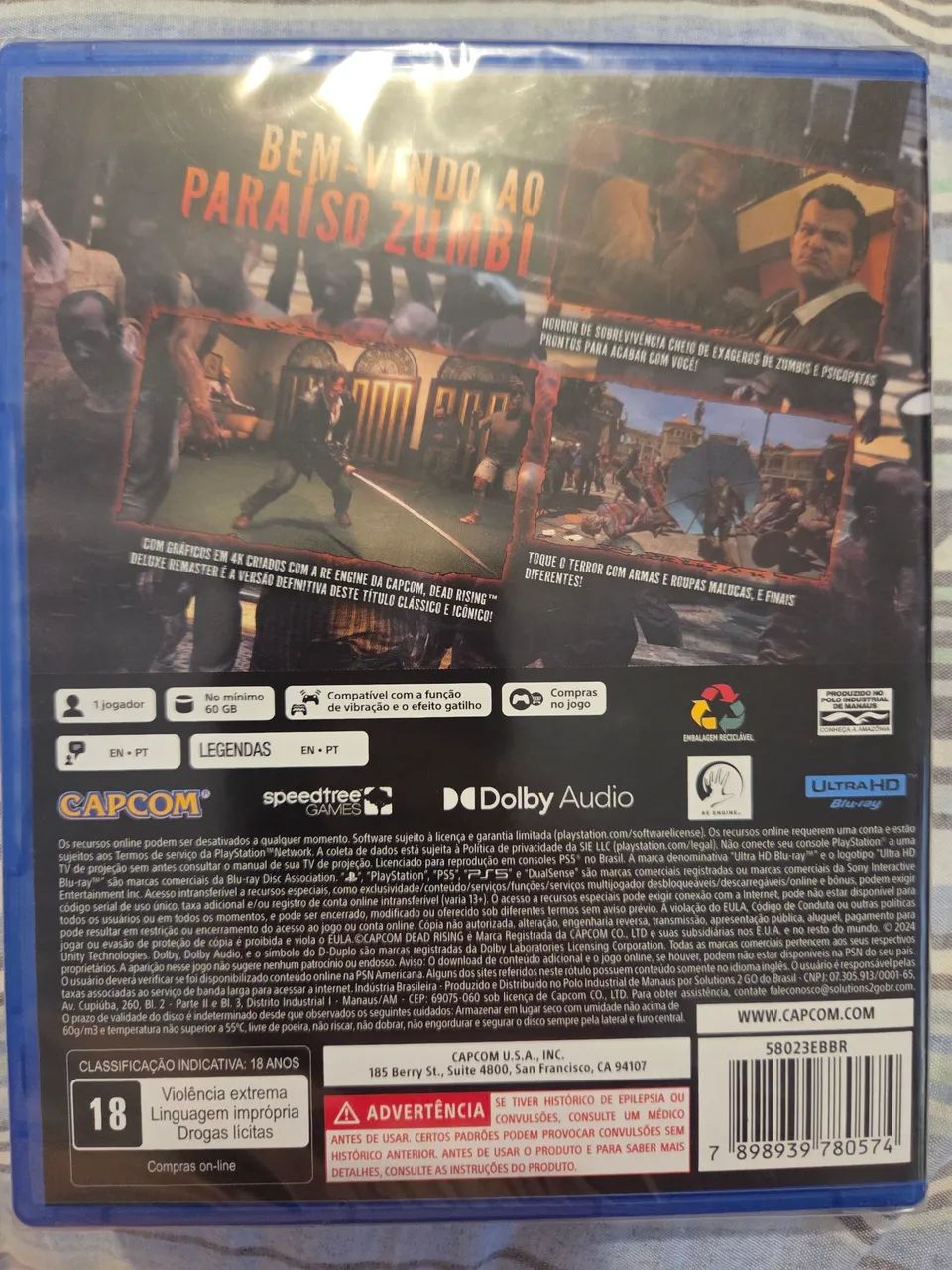 Dead Rising Deluxe Remaster Mídia Física Lacrada para PlayStation 5 - Foto 2
