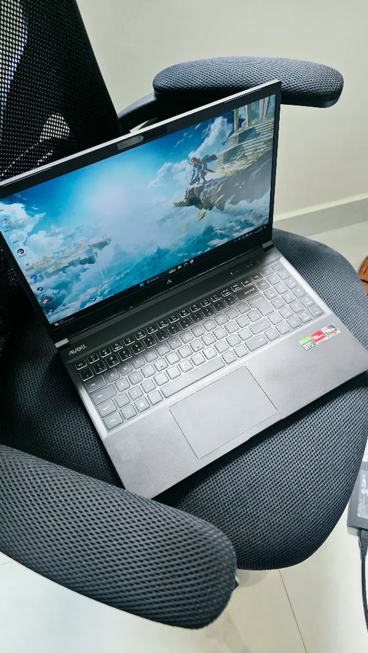 Notebook Gamer Avell 350r (Ryzen 7 7735HS, RTX 3050, DDR5) (Impecável!!) - Foto 2
