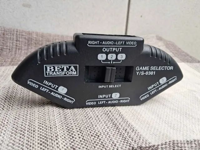 Chaveador Beta Teansform AV/RCA seletor 3 entradas e 1 saida p TV, DVD, ps2 , ps3 - Foto 3