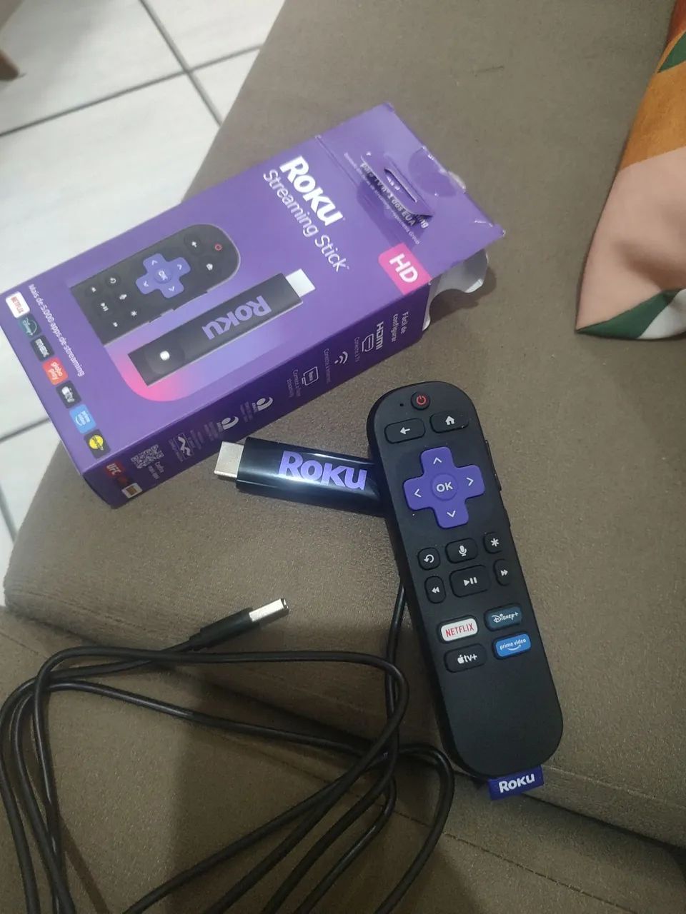 TV Philips 40" + aparelho streaming Roku - Foto 5