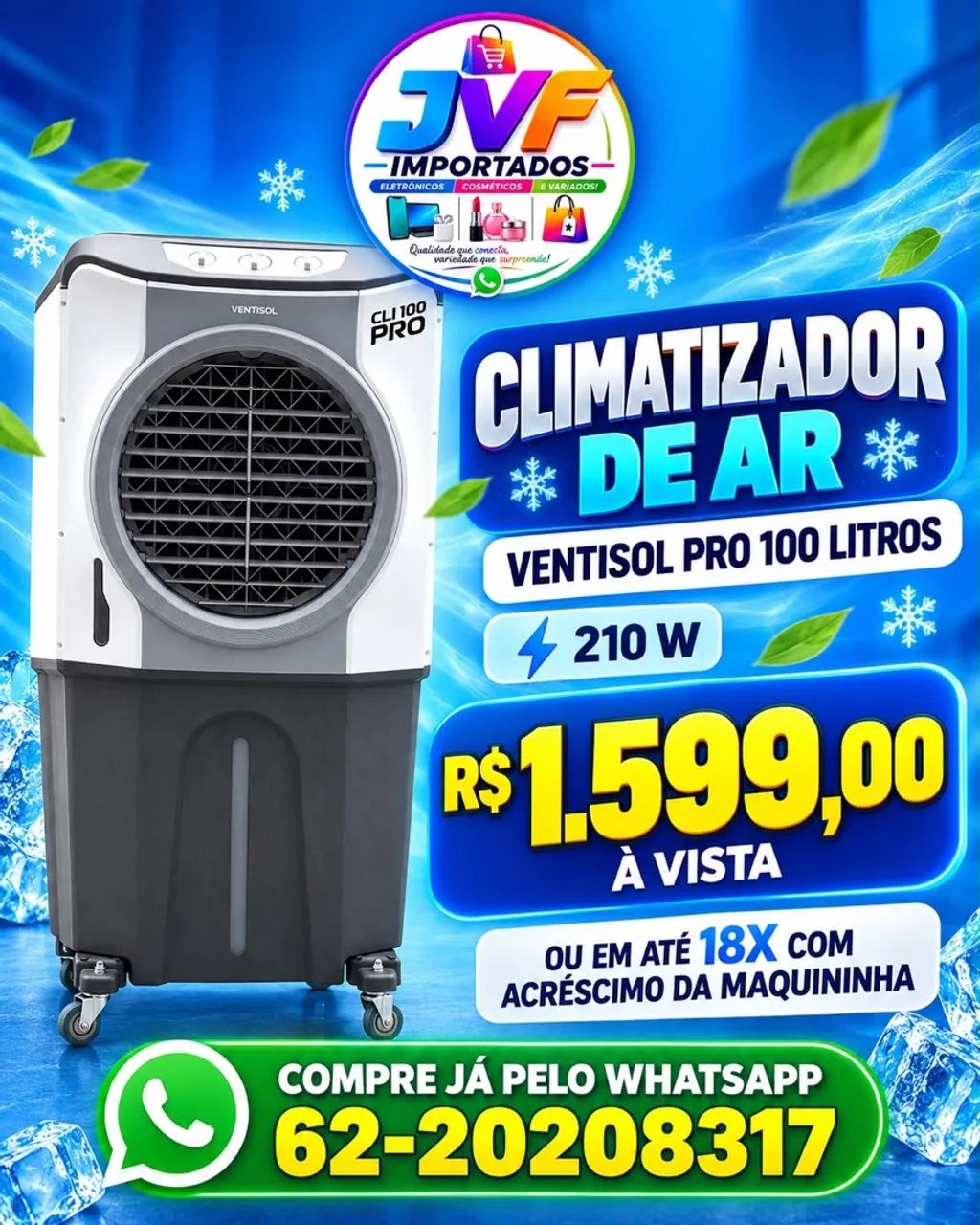 Climatizador de ar pro 100 - Foto 4