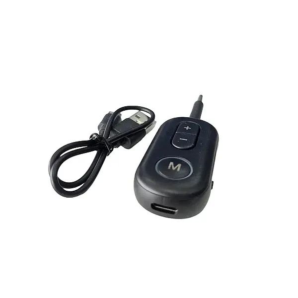 Adaptador Transmissor e Receptor Bluetooth 5.3 P2 2 em 1 com Microfone e Bateria - VAORLO - Foto 2
