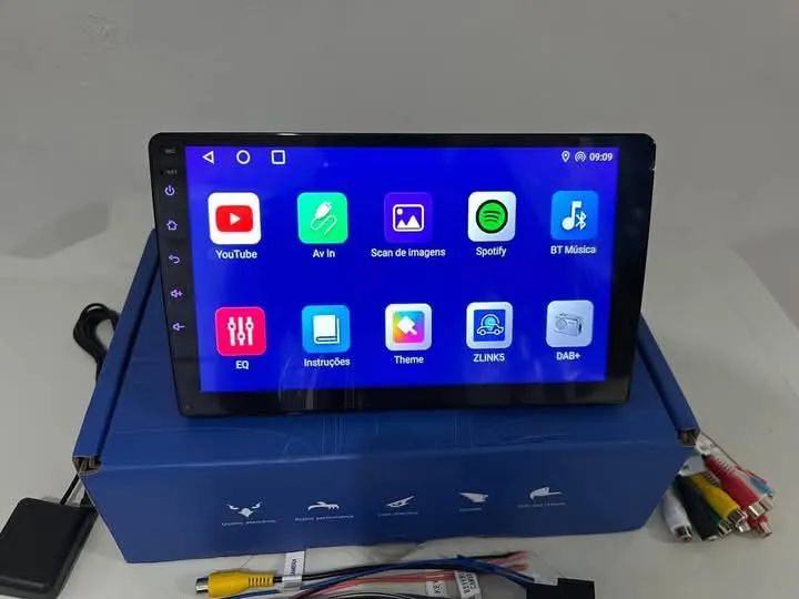 Multimídia  9P android  4ram  64g GB carplay YouTube wifi Waze Netflix universal  - Foto 4