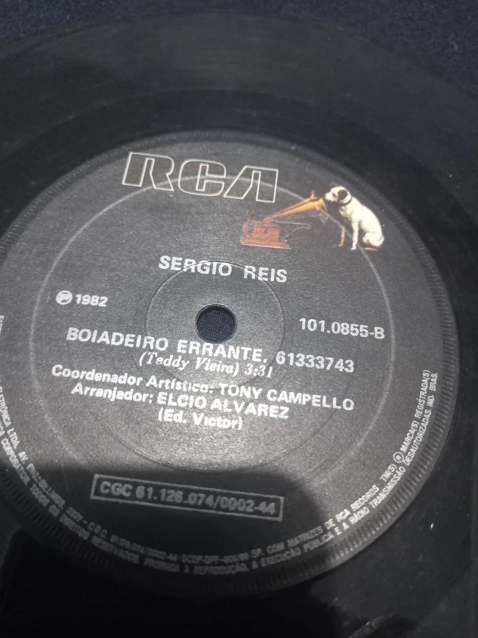 LP compacto Sérgio Reis - Meu pedaço de chão (RARÍSSIMO) - Foto 4