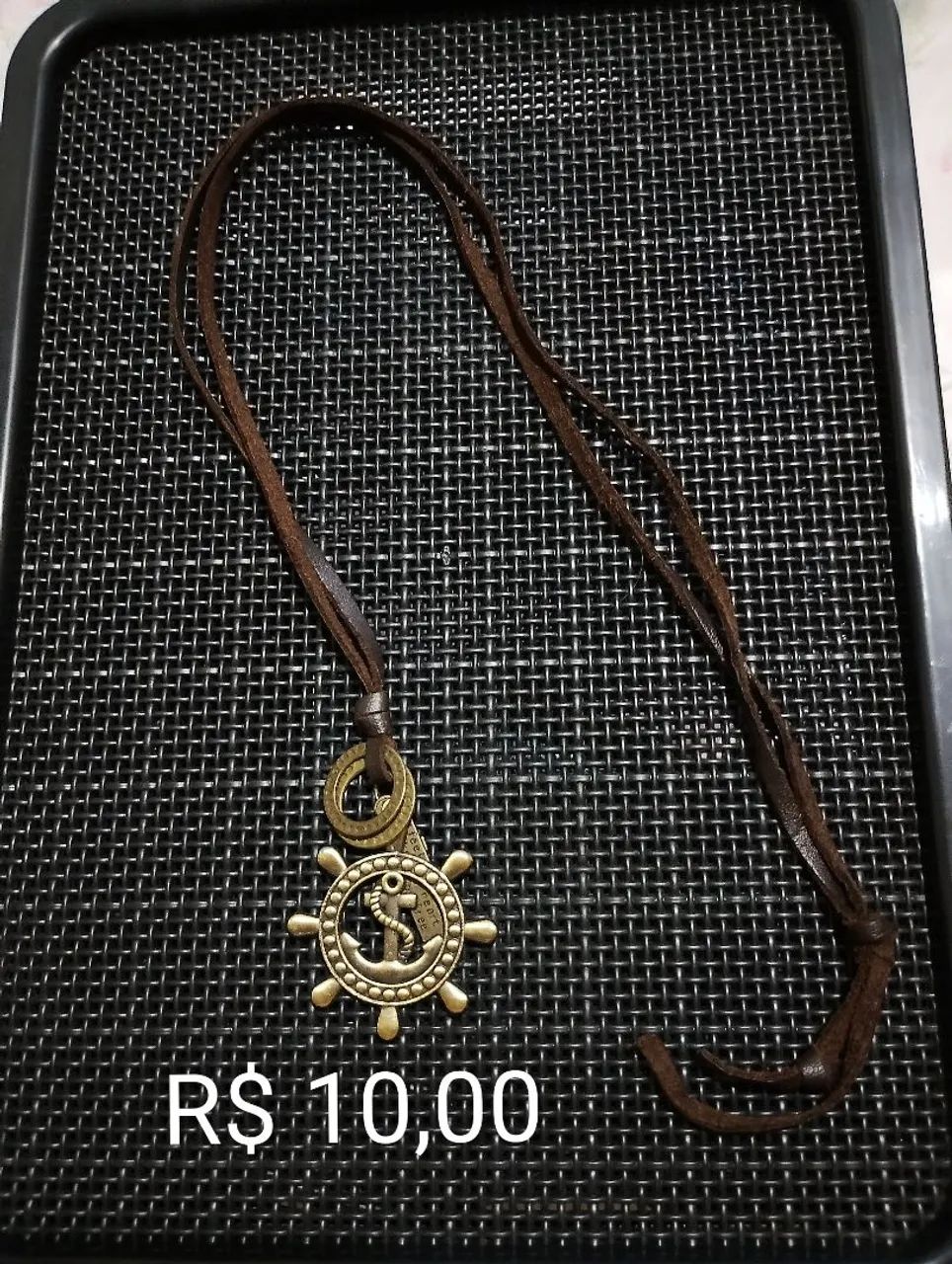 Cordão de couro estilo vintage 