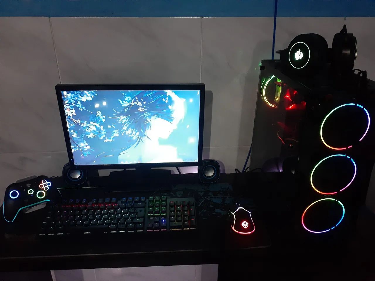 PC GAMER completo com kit i5 7400 + 16gb ram. - Foto 3