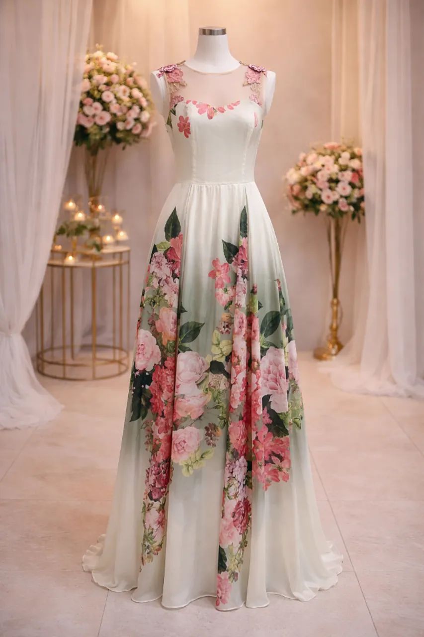 Vestido para casamento diurno