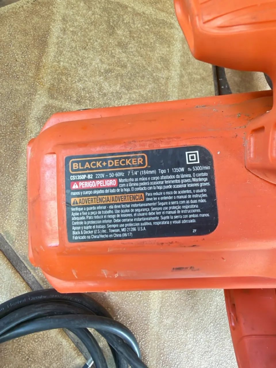 Serra Circular Black & Decker 7.1/4 1350w Cs1350p-br - Foto 2