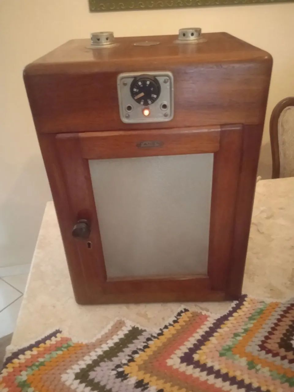 ESTUFA, AQUECEDOR, Barbearia. Marca: FANEM - Ano: 1949. - Foto 3