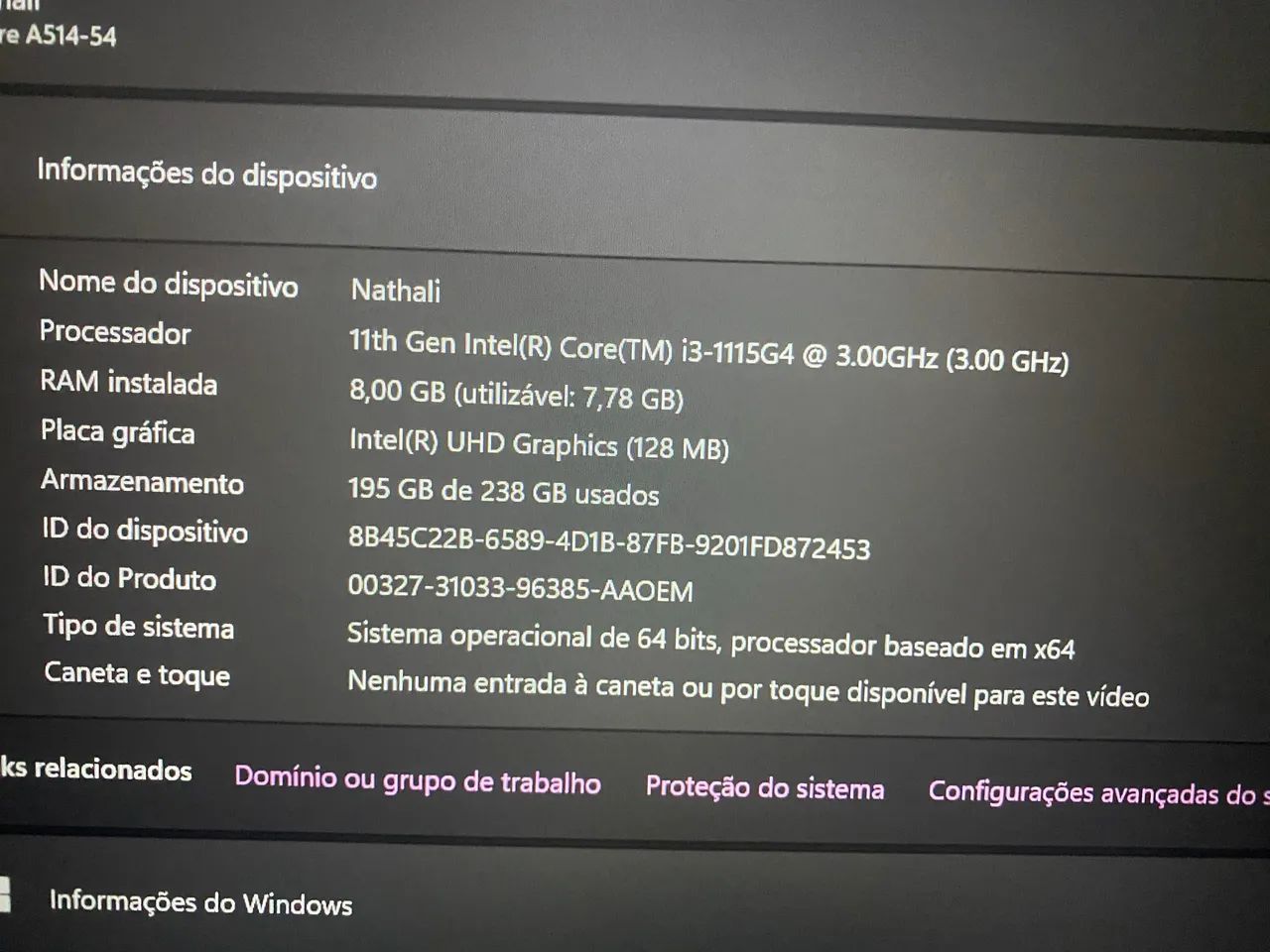 Notebook Acer Aspire 5 ? Intel Core i3 11ª geração - Foto 4