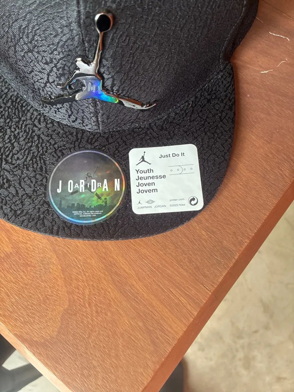 Boné Jordan Jumpman Elephant Print Preto Original - Foto 3