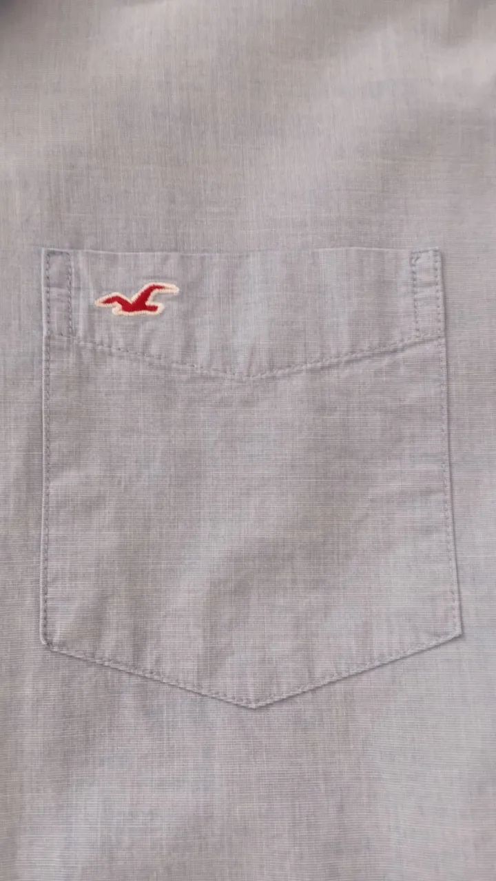 Camisa Social Manga Longa Holister