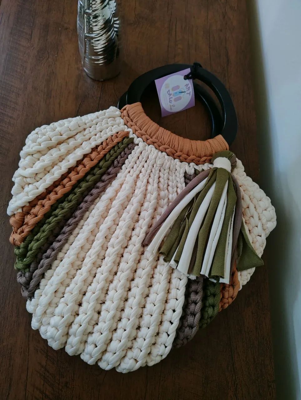 Bolsa de crochê  - Foto 4