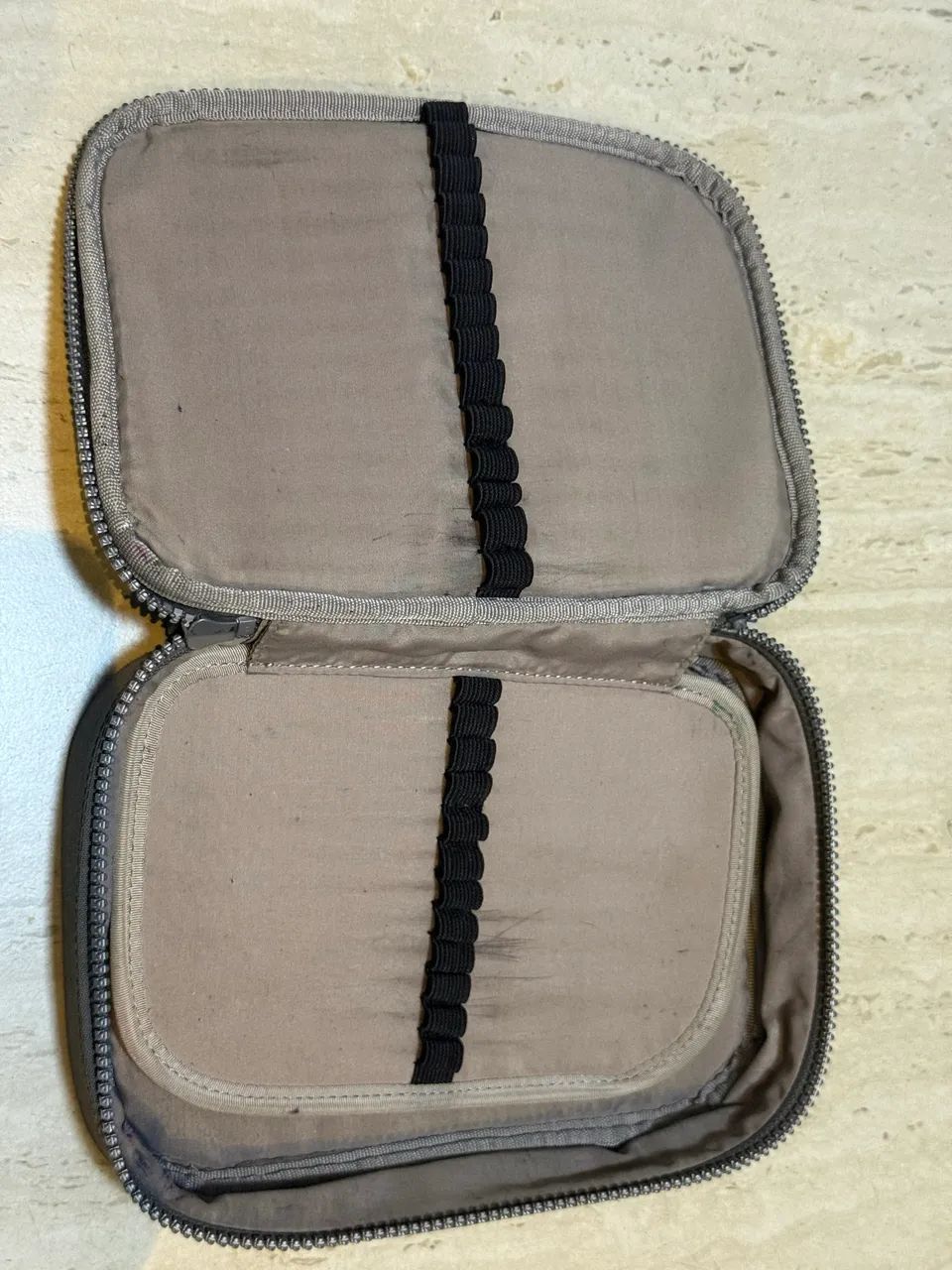 Estojo original da kipling 100 pens cinza 