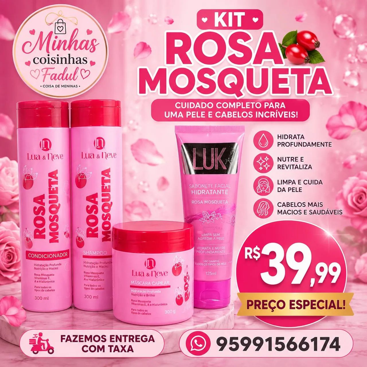 Kit rosa mosqueta 