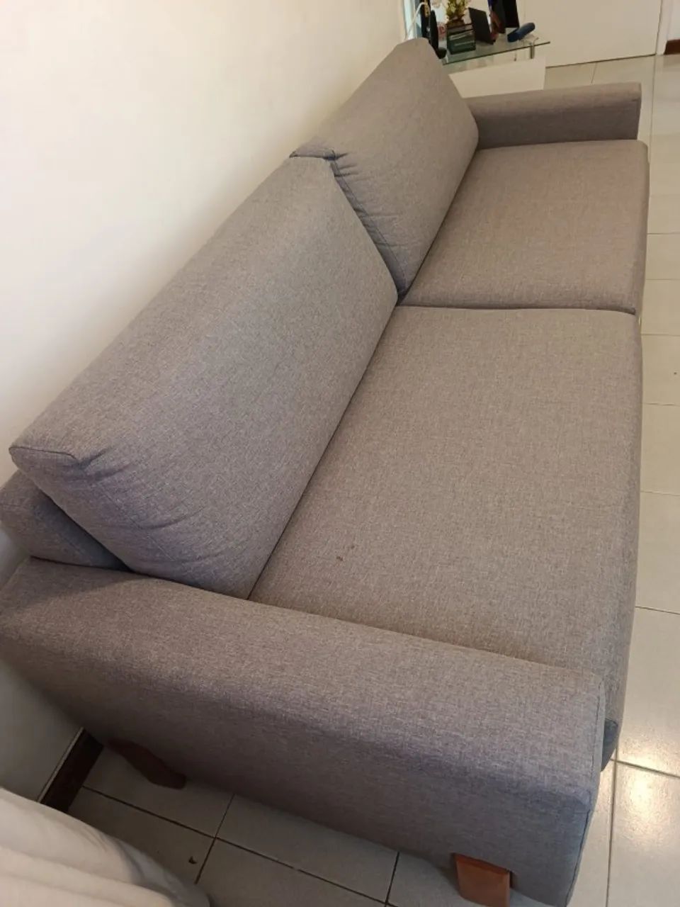 Sofá cinza 4 lugares - Foto 3