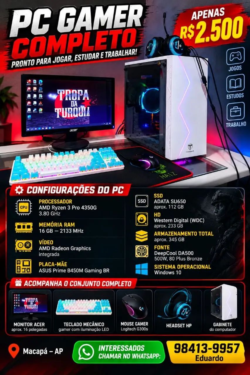 Pc gamer Completo