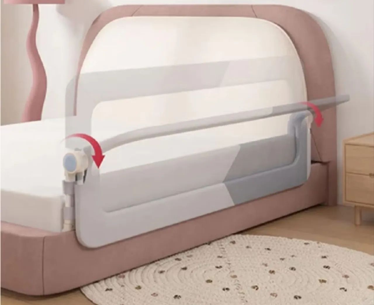 Grade de cama de proteção infantil  - Foto 2