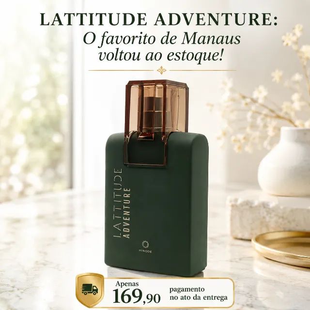 PERFUME LATTITUDE STAMINA 100 ML HINODE - Foto 3