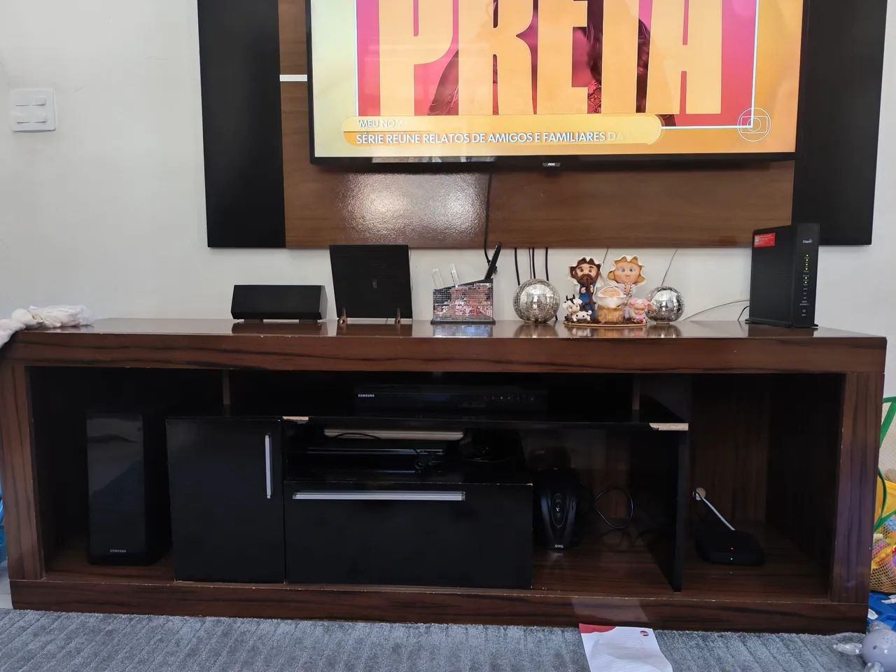 Rack e painel tv 