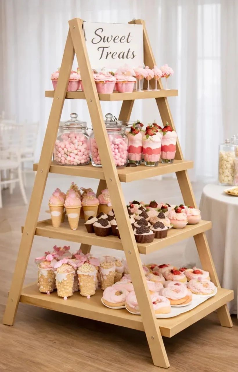 ESCADA ESCADINHA DE DOCES DE ANIVERSARIO - Foto 4