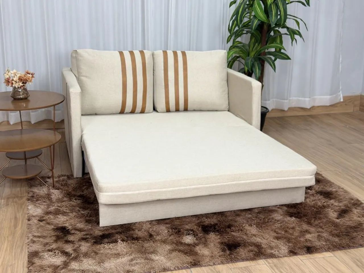 Fabricamos sob encomenda sofá cama, perfeito para flats  - Foto 2