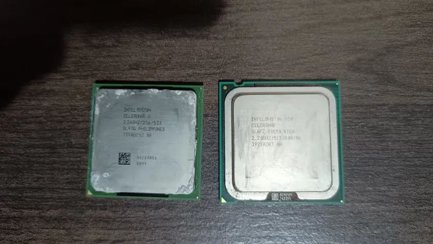 Kit Memórias DDR1 e 2 com Processadores Celeron 