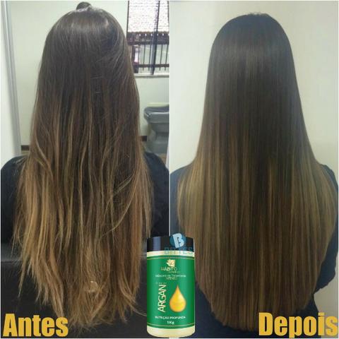 Máscara Rica em Vitamina E e Ômega 6 e 9 Nutrição Profunda Hábito Cosméticos Proteção de s - Foto 3