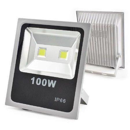 Refletor Led 100w Branco Frio Bivolt Prova D'água Vantagem Esse Aceita Manutenção  - Foto 2