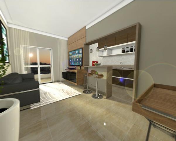 FJ17 - Apto 1 Dorm - Novo 180 mil - Caiçara - Praia Grande - Foto 7