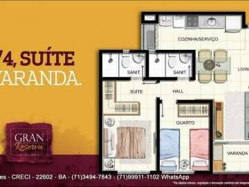 Apartamento de 2 quartos no Gran Reserva Imbuí! Lançamento - Foto 6