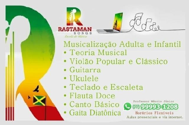 Aulas de Música - Teoria Musical, Violão, Guitarra, Ukulele,Flauta Doce e Teclado