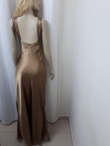 Vestido festa dourado - Foto 5