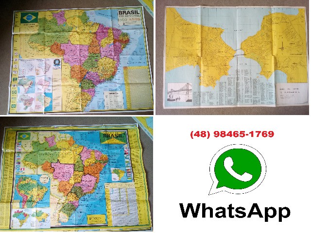 3 mapas antigos brasil, florianopolis SC - Foto 2