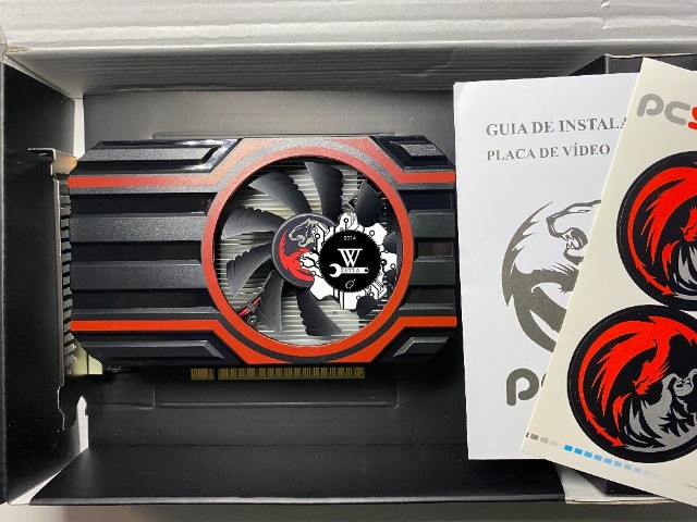 Placa de Vídeo Geforce GT 740 4GB DDR5 Pcyes Single Fan 128 Bits Saída  Hdmi, Dvi, Vga