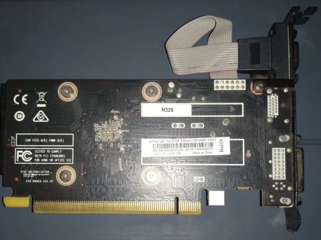 PLACA DE VDEO ZOTAC GEFORCE GT 710 1GB