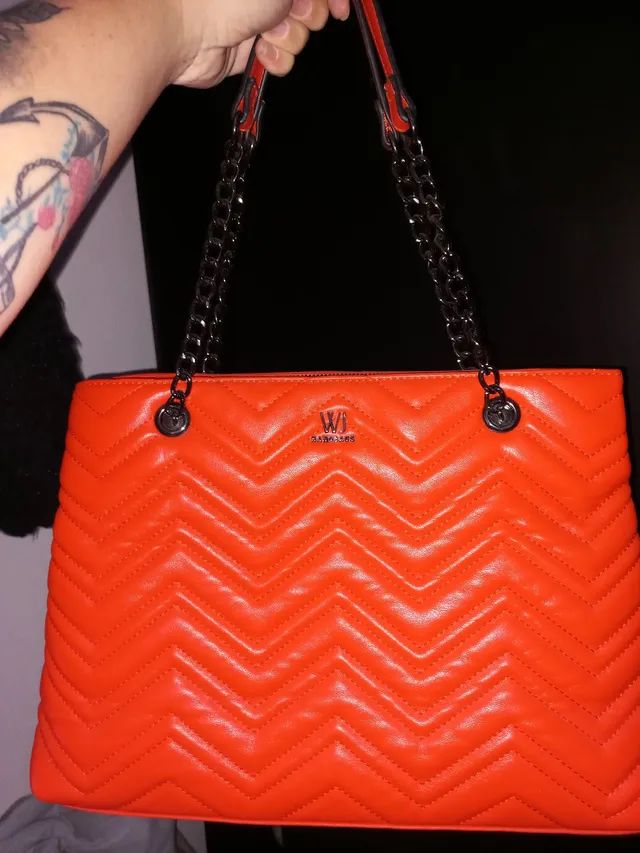 Bolsa wj handbags laranja 