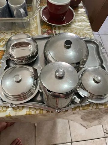 Conjunto de chá inox  - Foto 4