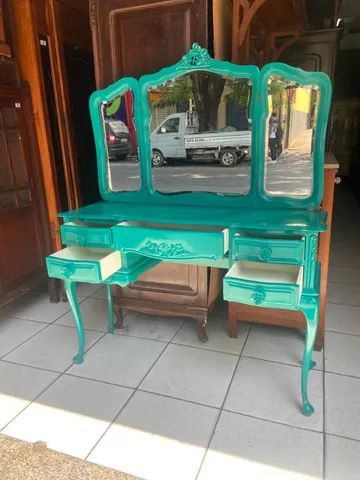 Penteadeira Laqueada Estilo Chipandelle - Foto 4