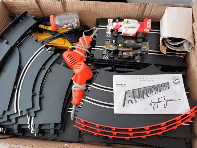 Vendo autorama estrela  mod. Ayrton Senna dos grandes 