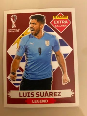 Figurinha Copa 2022 Legend Bordô Luis Suarez