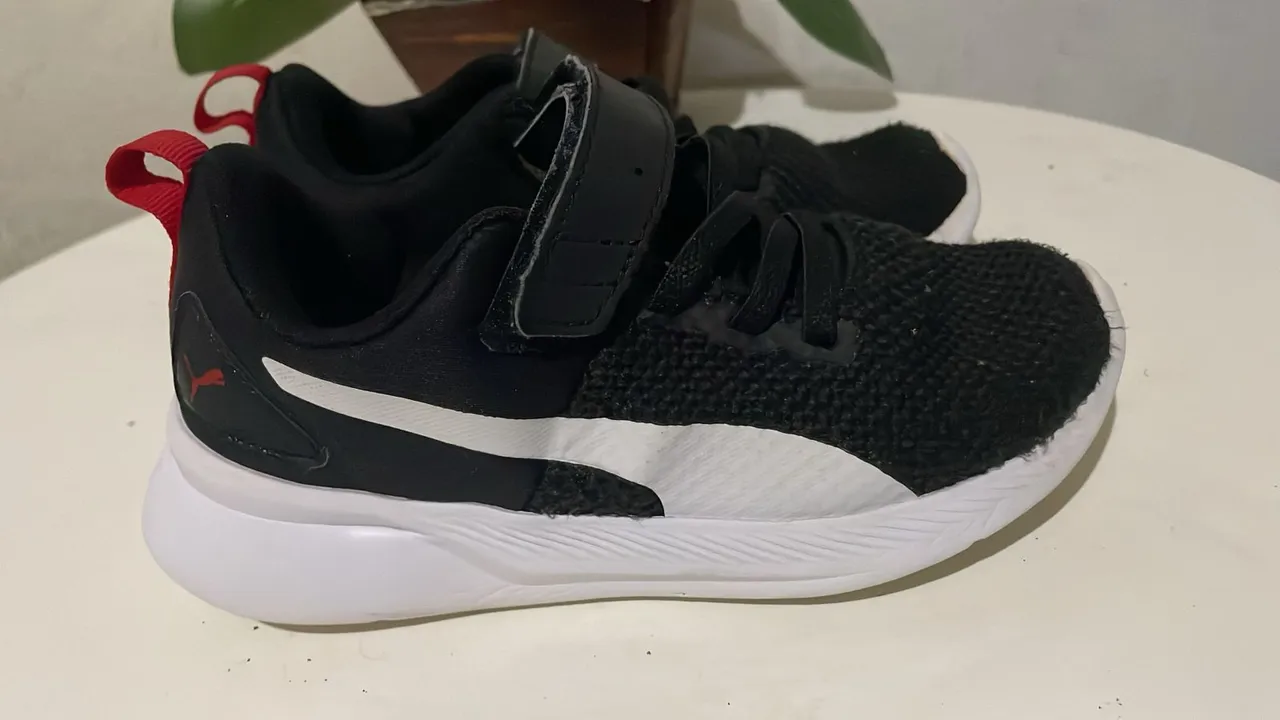 Tênis Puma Infantil - Preto 29