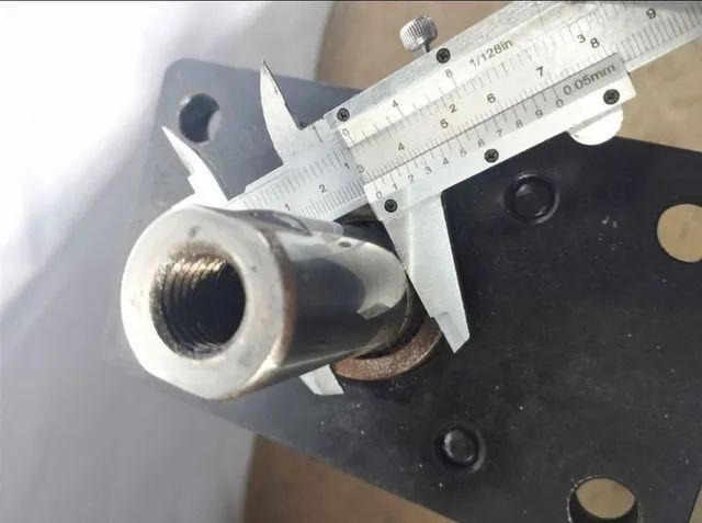 Pistão hidráulico curso 450mmX31mm diâmetro - Foto 5