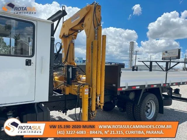 VW 15.190 2020 Munck e Cabine Suplementar - Foto 6