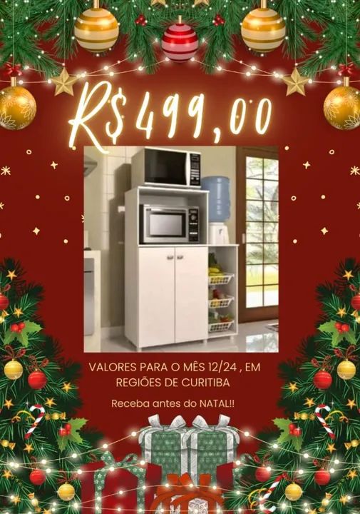 Promoção Balcao para Microondas + Fruteira  - 14/12  