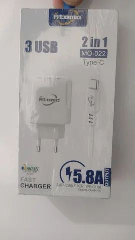 Carregador rápido Android -Entrega grátis 