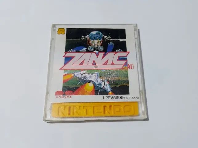 Zanac (navinha) para Nintendo Disk System Funcionando