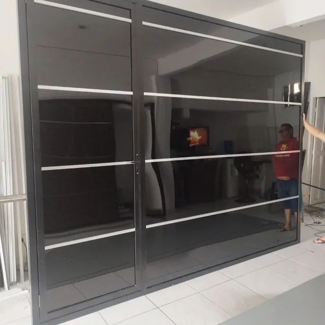 Portões de alumínio e ACM  - Foto 2