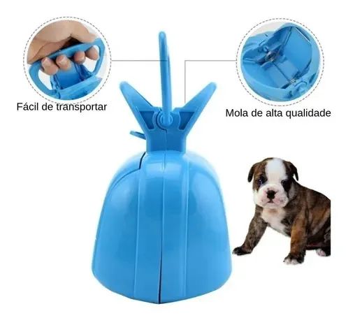 Cata Caca Recolhedor De Cocô Fezes Cachorro Pet Animal Gato - Foto 4