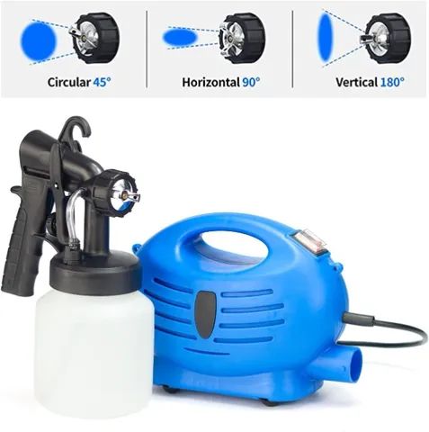 Pistola de Pintura Profissional Pulverizadora com Compressor de Tinta 650W 220V - Foto 6